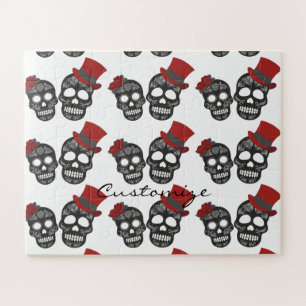 Black skulls Duo Thunder_Cove Jigsaw Puzzle