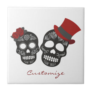 Black skulls Duo Thunder_Cove Tile