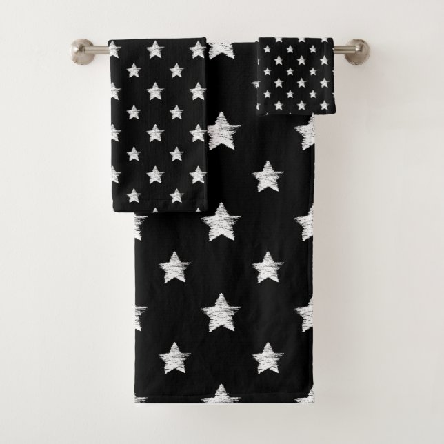 Black Sky -  Bath Towel Set (Insitu)