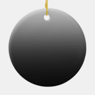 Black Sky Ceramic Ornament