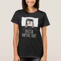 Black Sleep Mask Bearded Collie Official Napping