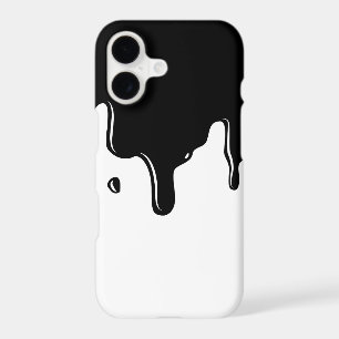 Black Slime Dripping iPhone X Case