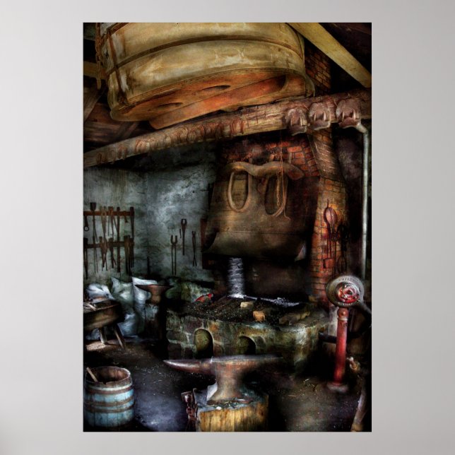 Black Smith - The semi modern blacksmith Poster (Front)