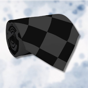 Black & Smoky Black Diamonds – Elegant & Timeless Tie