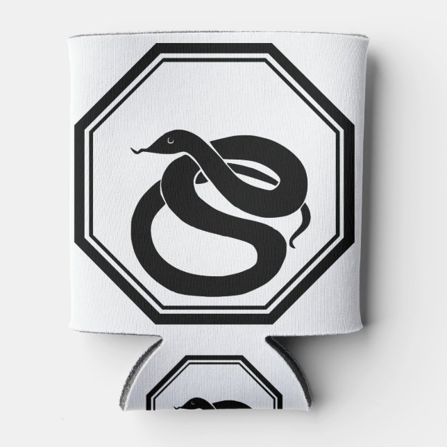 Black Snake Can Cooler (Front)