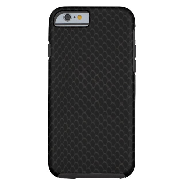 Black Snake Skin Pattern Case-Mate iPhone Case (Back)