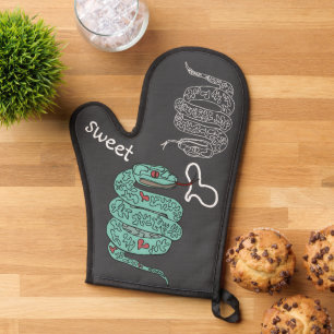 Black Snake Sweet Oven Mitt
