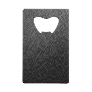 Black Snakeskin Credit Card Bottle Opener