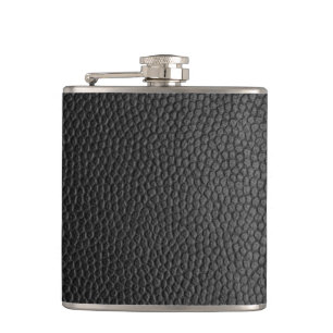 Black Snakeskin Hip Flask