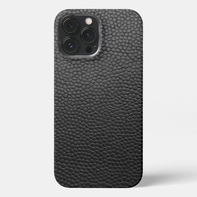 Black Snakeskin iPhone Case (Back)