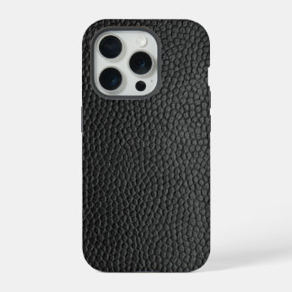 Black Snakeskin  iPhone 15 Pro Case