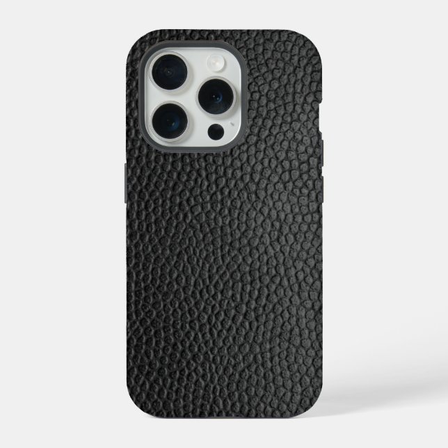 Black Snakeskin  iPhone Case (Back)
