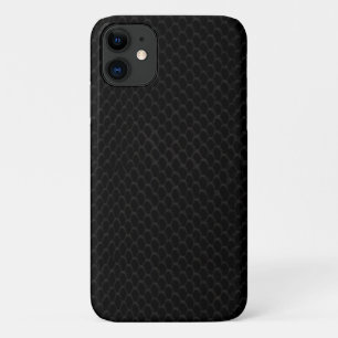 Black Snakeskin Pattern iPhone 11 Case