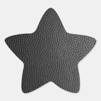 Black Snakeskin Star Sticker