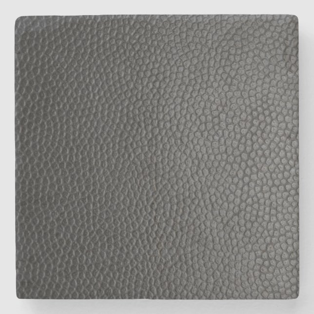 Black Snakeskin Stone Coaster (Front)
