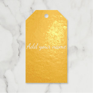 Black solid add name text message here throw pillo gift tags