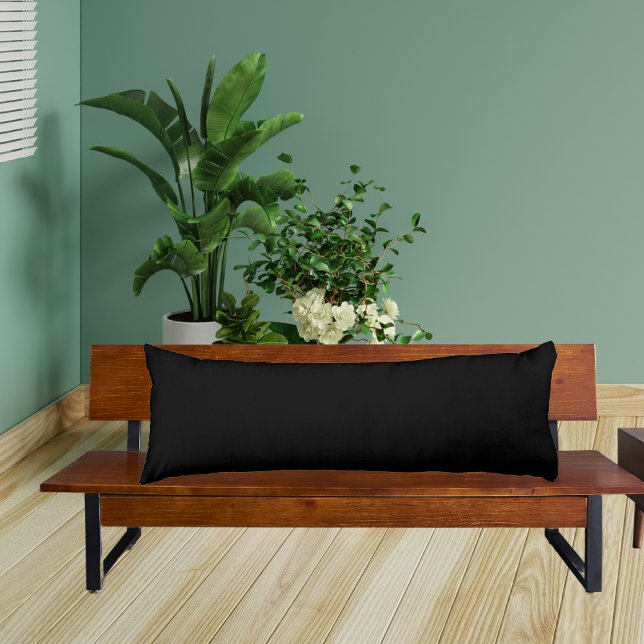 Black solid colour pillow (Creator Uploaded)