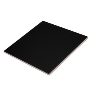 Black (solid colour) tile