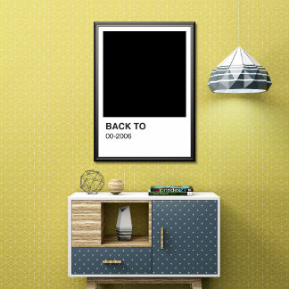 Black Song Album - White Border Poster