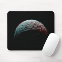 Black space. Ceres planet / Solar system astronomy