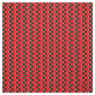 Black Spaceships  Fabric