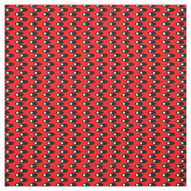 Black Spaceships  Fabric (Swatch)