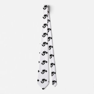 Black Spade Mermaid Silhouette Thunder_Cove Tie