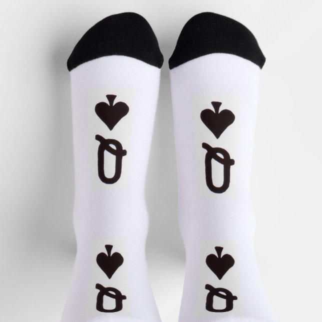 Black Spade Queen Thunder_Cove Socks (Top)