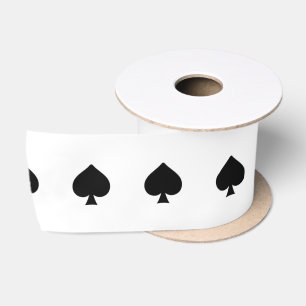 black spade Thunder_Cove Satin Ribbon