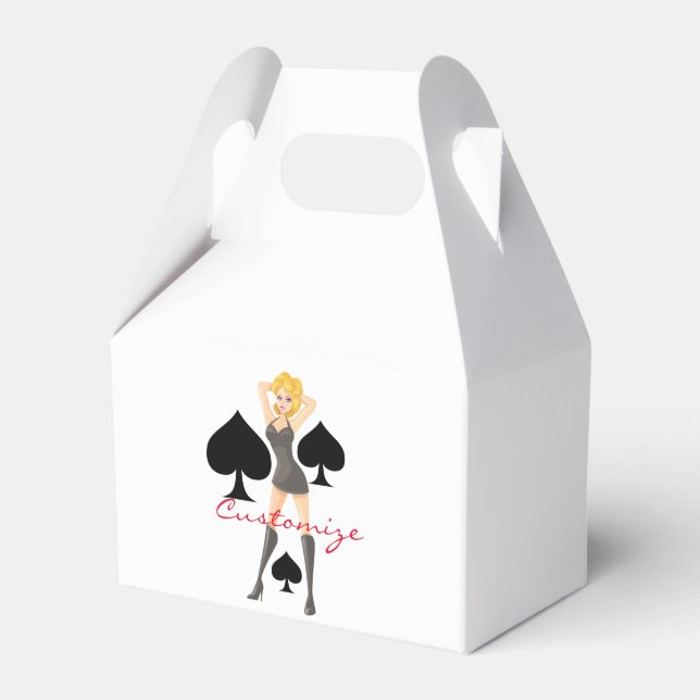 Black Spades Blonde Queen Thunder_Cove Favor Box (Front Side)