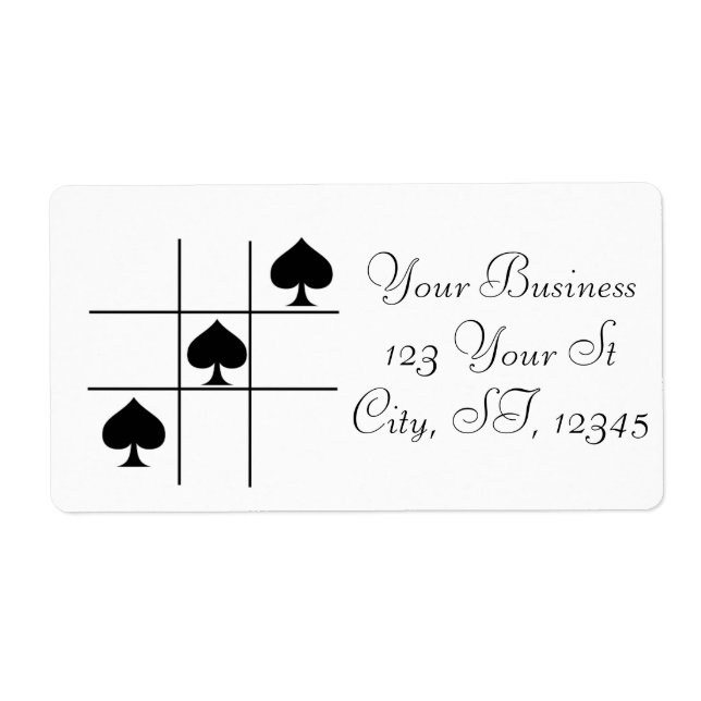 Black Spades Tic Tac Toe Thunder_Cove (Front)