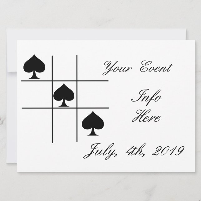 Black Spades Tic Tac Toe Thunder_Cove (Front)