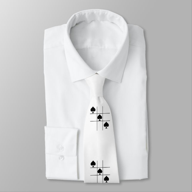 Black Spades Tic Tac Toe Thunder_Cove Tie (Tied)