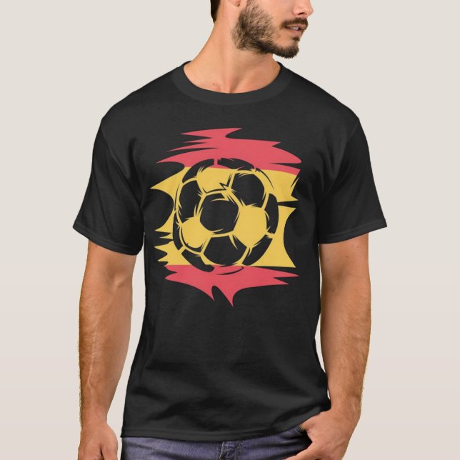 Black Spain T-shirt. 03 T-Shirt (Front)