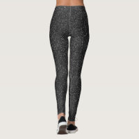 Black sparkly leggings hotsell