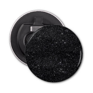 Black Sparkles Bottle Opener