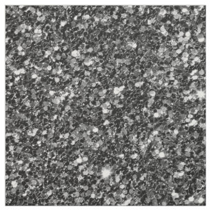 Black Sparkling Glitter Fabric