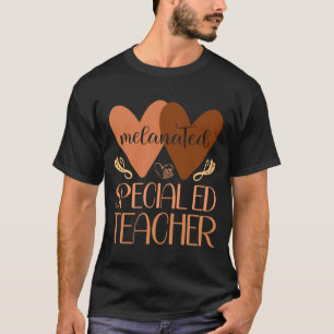 Black Special Ed Teacher Black History Women Afric T-Shirt