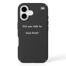 Black Speck Phone Case – Inspirational Faith