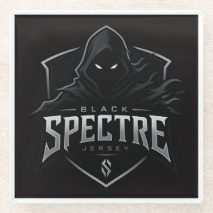 Black Spectre Gaming glass caster Coaster