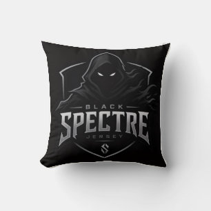 Black Spectre Gaming throw pillow
