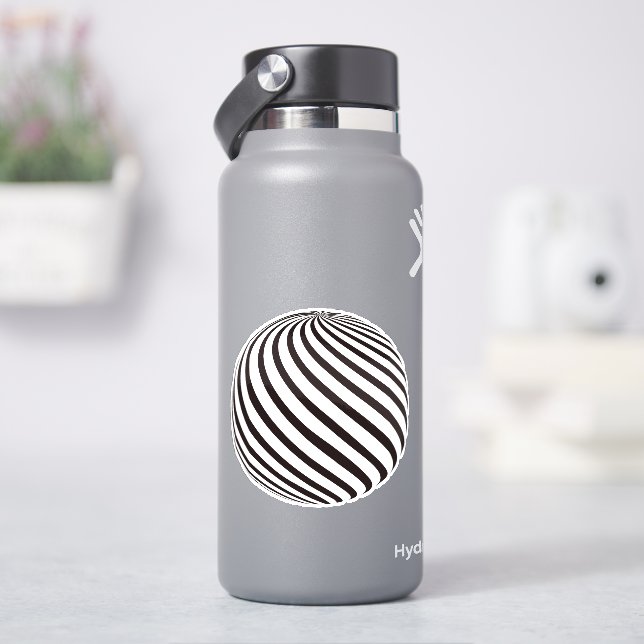 Black sphere 3D shape (HydroFlask)