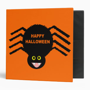 Black Spider Halloween Avery Binder