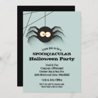 Black Spider Halloween Party