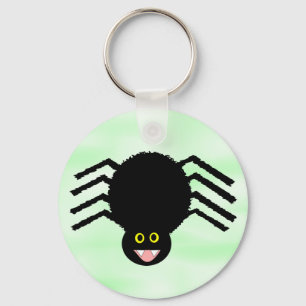 Black Spider Keychain