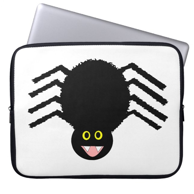 Black Spider Laptop Bag (Front)