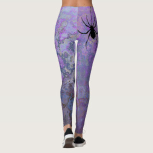 Black Spider Leggings