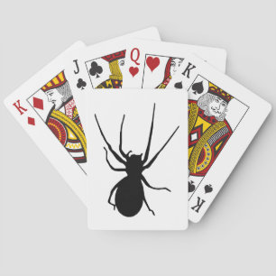 Black Spider Playing Cards