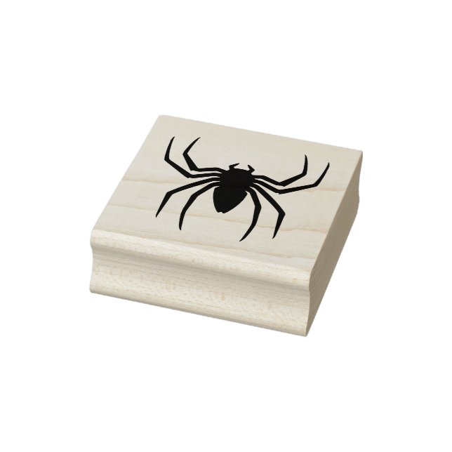 Black Spider Rubber Stamp (Stamp)