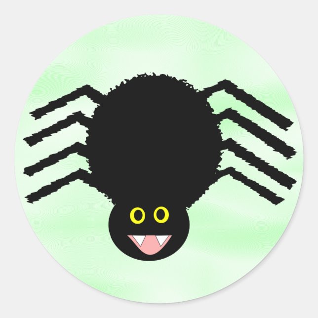 Black Spider Sticker (Front)